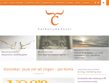 Tablet Screenshot of cathelijne.com